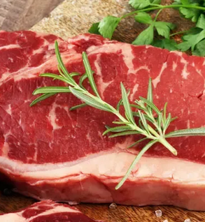 STEAK - NEW YORK STRIP STEAK - (K.C. Steak) Sold By The Pound