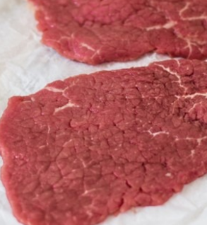 TENDERIZED MINUTE STEAK (Thin Sliced) - Sold By The Pound