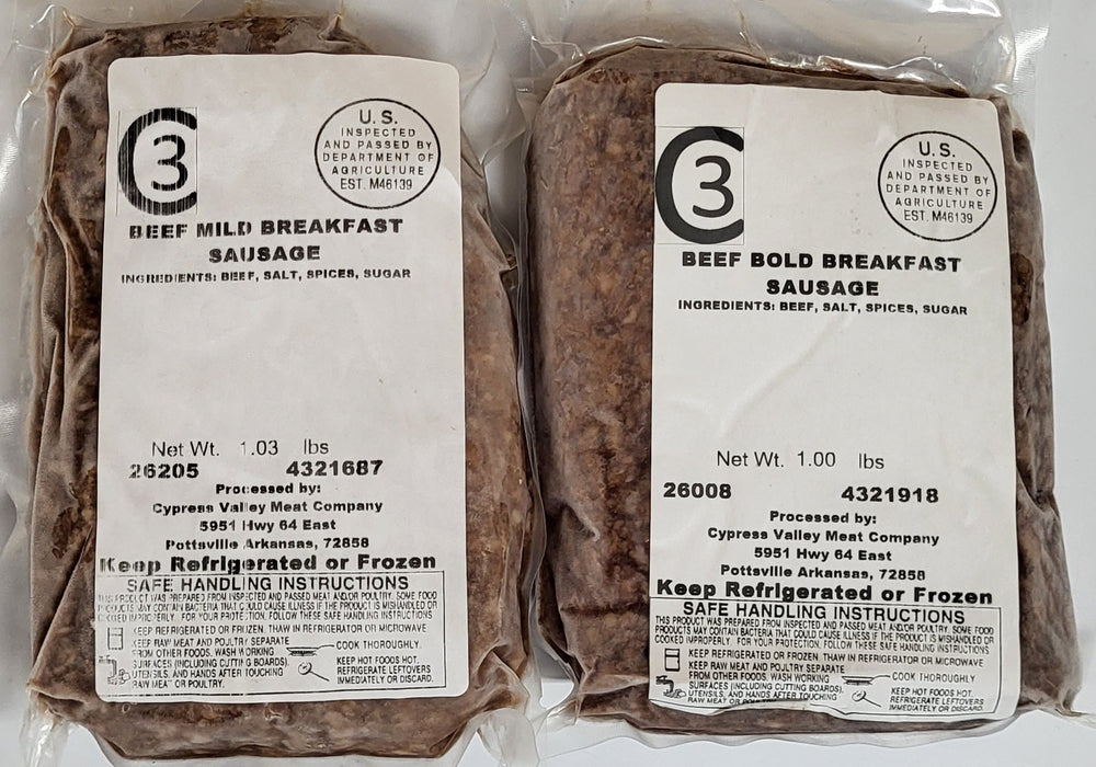 BEEF BREAKFAST SAUSAGE