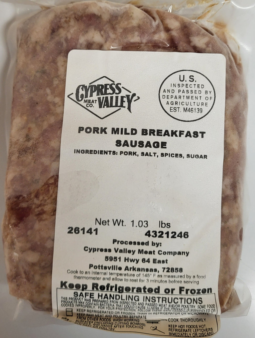 PORK - Breakfast Sausage
